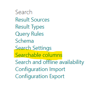 image from SharePoint Search: Excluding Columns from Search Results