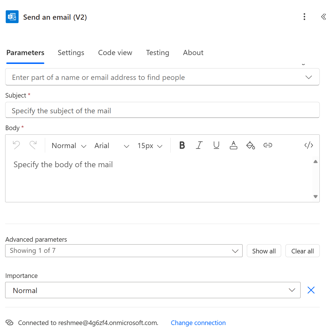 Outlook Connection
