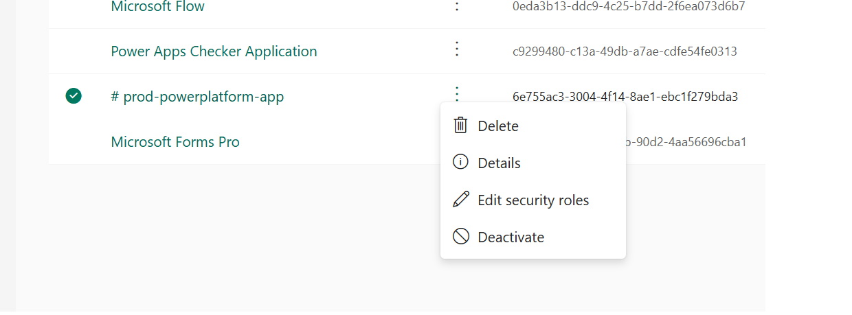 Delete App User