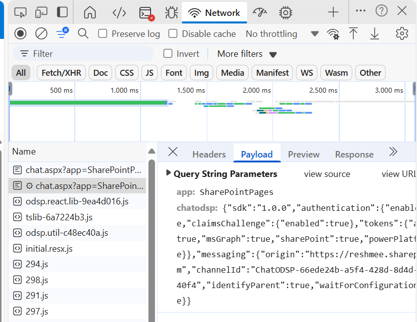 Network Tab