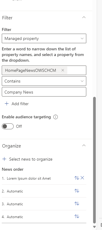 image from SharePoint Highlighted Content Web Part versus News Web Part: Author versus Editor