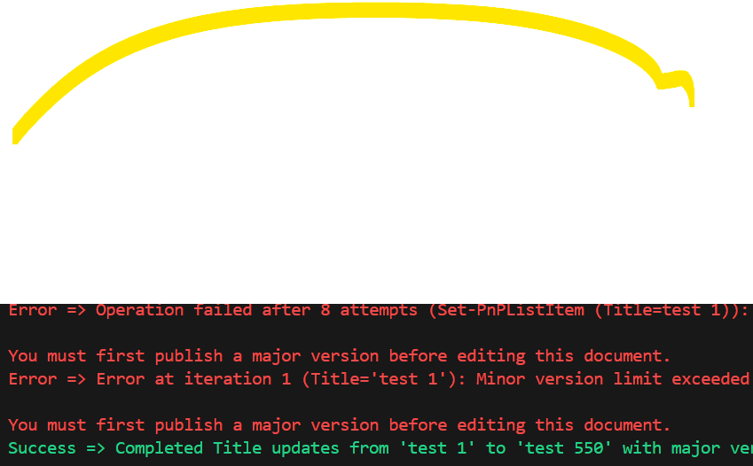 error creating more than 511