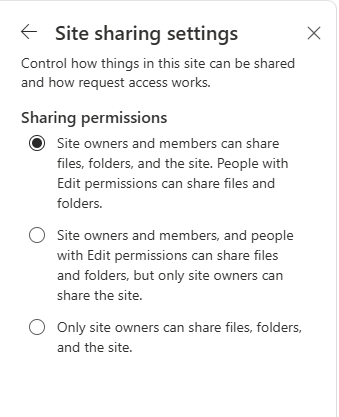 Member sharing