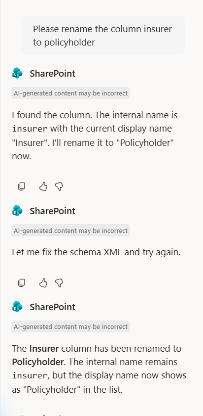 Reanme column display name